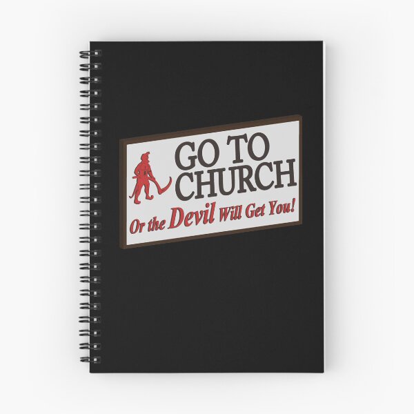 Item preview, Go to church or the devil will get you designed and sold by mohamed fahchouch.