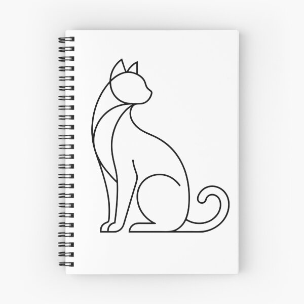 Item preview, Geometric cat illustration designed and sold by Pulpa-grafica.