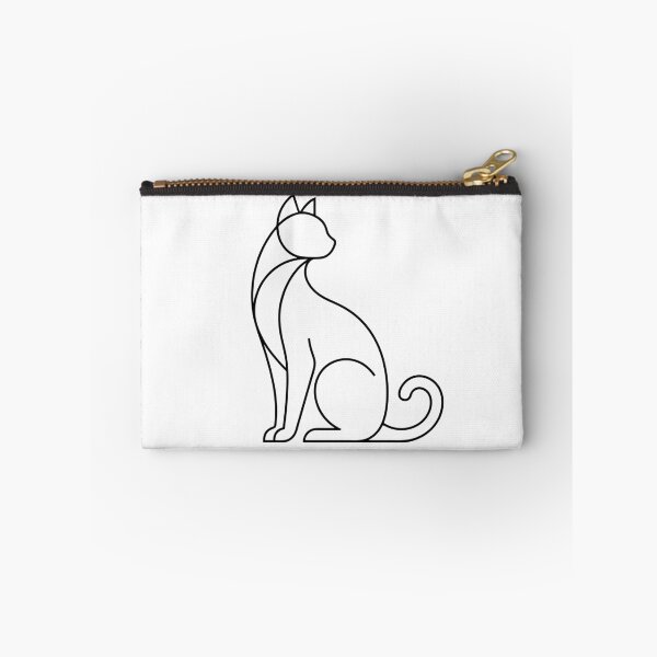 Item preview, Geometric cat illustration designed and sold by Pulpa-grafica.