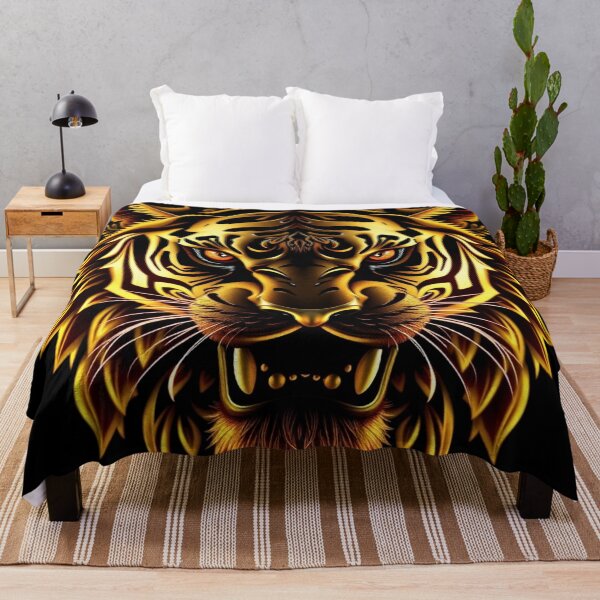 Item preview, Golden Tiger Embellished - Royal Streetwear Style designed and sold by Tama-sirth.