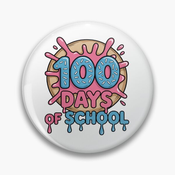 Item preview, 100 Days of School Baseball Drip 100 Days of School designed and sold by BlassmausArt.