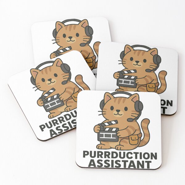 Item preview, Purrduction Assistant designed and sold by ReadyOnMedia.