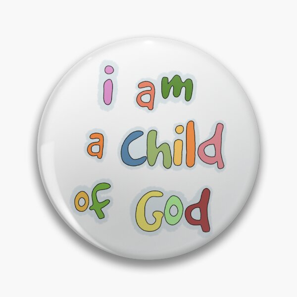 Item preview, I Am A Child Of God | Retro Bubble Letters designed and sold by ZuriRetroPrints.