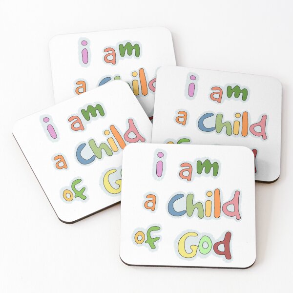 Item preview, I Am A Child Of God | Retro Bubble Letters designed and sold by ZuriRetroPrints.