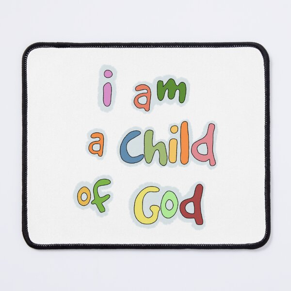 Item preview, I Am A Child Of God | Retro Bubble Letters designed and sold by ZuriRetroPrints.