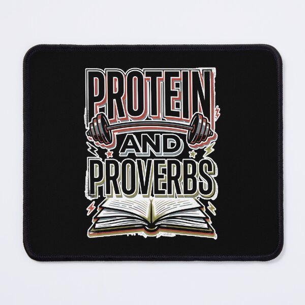 Item preview, Protein and Proverbs Gym Book Lover Hoodie designed and sold by eliramaison.