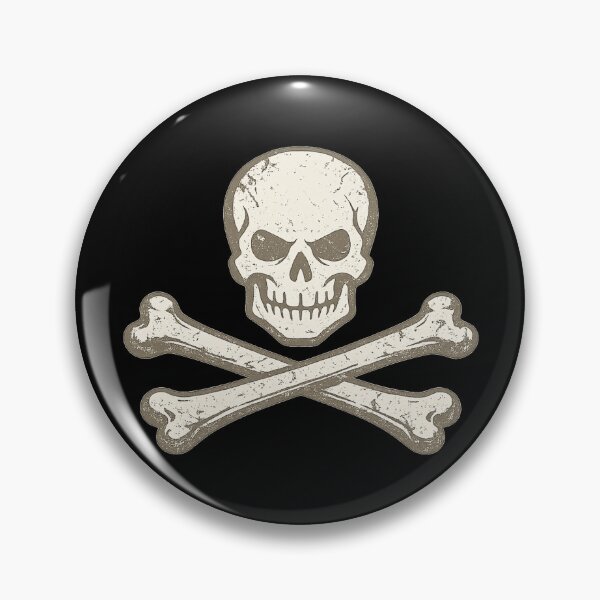 Item preview, Pirate Skull Logo — Classic Warning designed and sold by Dream Machine.