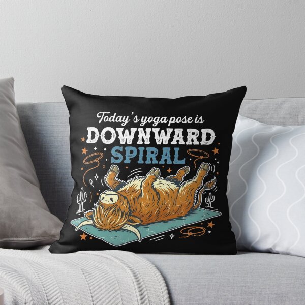 Item preview, Today's Yoga Pose Is Downward Spiral designed and sold by kar buncles.