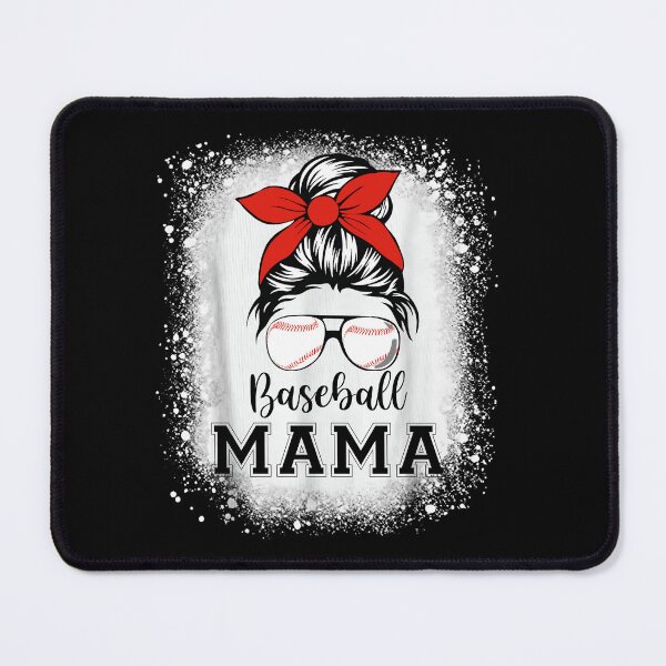 Item preview, Messy Bun Baseball Mama Tee designed and sold by KIROSALS.
