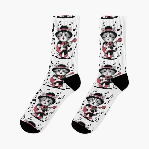 Item preview, Electric Guitar Cat Design designed and sold by QuiteOrbit.