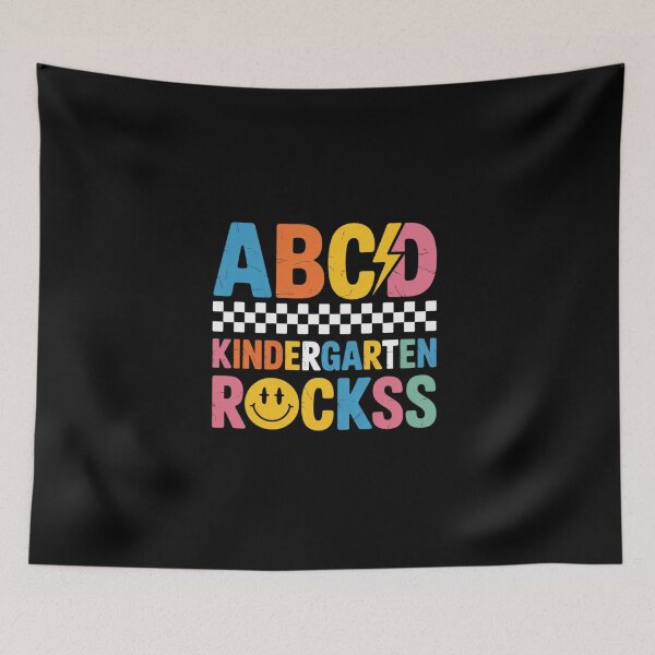 Item preview, ABCD Kindergarten Rocks Back To School Teacher Kindergarten designed and sold by BlassmausArt.