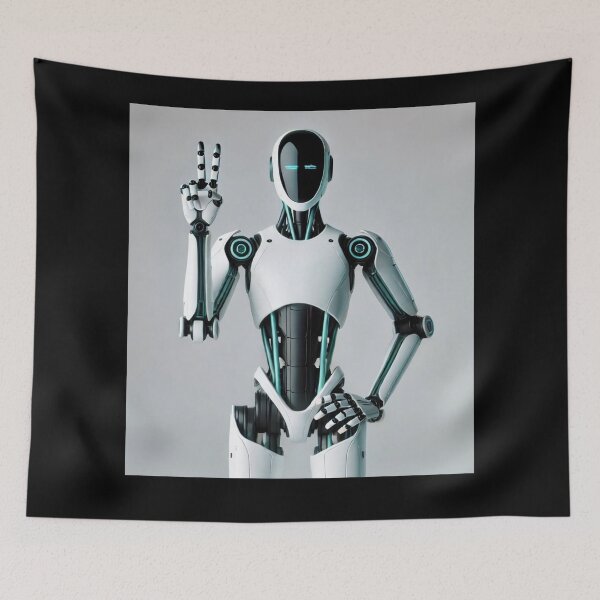 Item preview, Humanoid robot AI Robots Future Tech Design | The Bots Are Coming Futuristic Android Art designed and sold by TEEJAMBOREE.