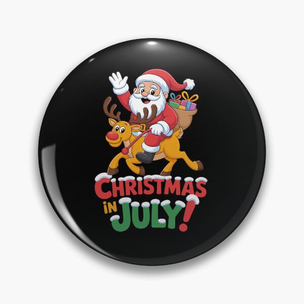 Item preview, Christmas in July Summer Reindeer Float Xmas designed and sold by BlassmausArt.
