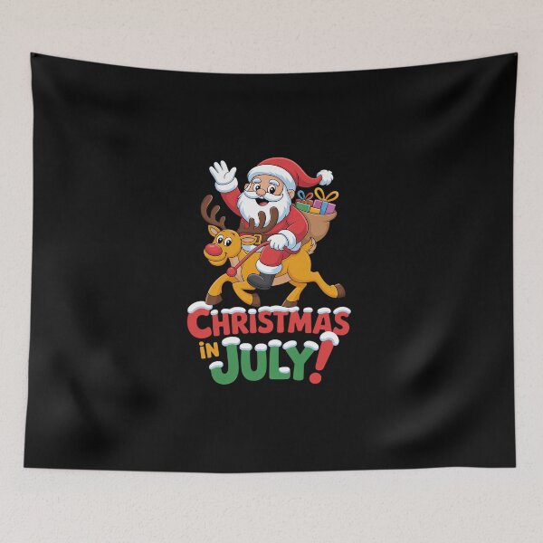 Item preview, Christmas in July Summer Reindeer Float Xmas designed and sold by BlassmausArt.