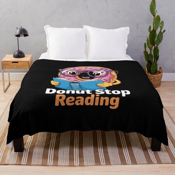 Item preview, Donut Stop Reading Cute Book Reader Bookworm Donut Day designed and sold by BlassmausArt.