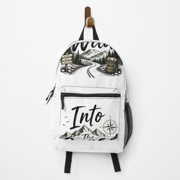 Item preview, Into The Wild Adventure Mountain Travel Typography Design designed and sold by Sanika arts .