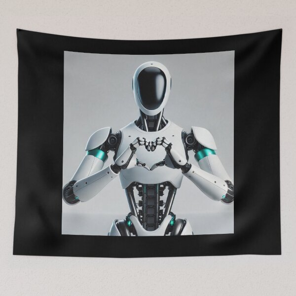 Item preview, Humanoid robot AI Robots Future Tech Design | The Bots Are Coming Futuristic Android Art designed and sold by TEEJAMBOREE.