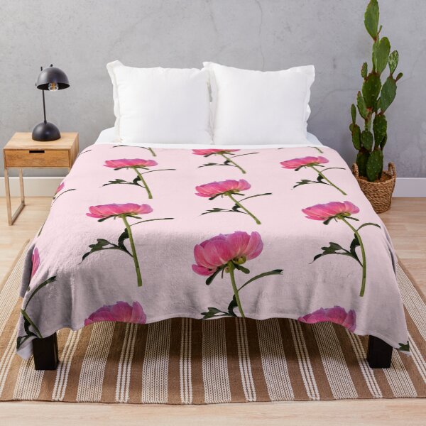 Item preview, Pink peony flower with stem designed and sold by KRFNatureGifts.