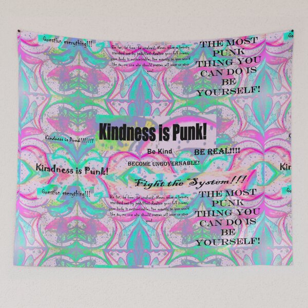Item preview, Kindness is Punk designed and sold by Milquetoast42.