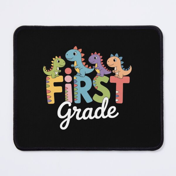 Item preview, First Grade Dinosaurs Back To School 1st Grade Teacher designed and sold by BlassmausArt.