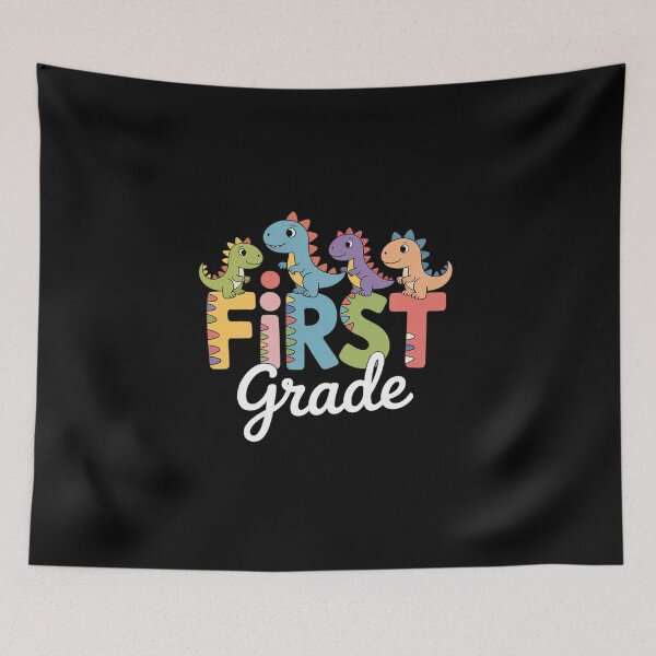 Item preview, First Grade Dinosaurs Back To School 1st Grade Teacher designed and sold by BlassmausArt.