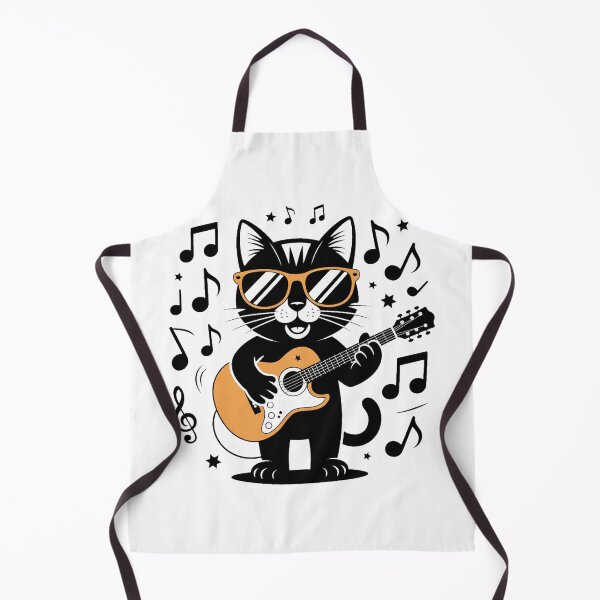 Item preview, Guitar Cat Cool Design designed and sold by QuiteOrbit.