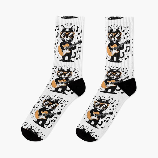 Item preview, Guitar Cat Cool Design designed and sold by QuiteOrbit.