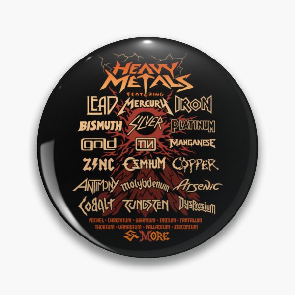 Item preview, Heavy Metals Parody Satire Science Element Music Festival Band  designed and sold by isatnelkaitio.