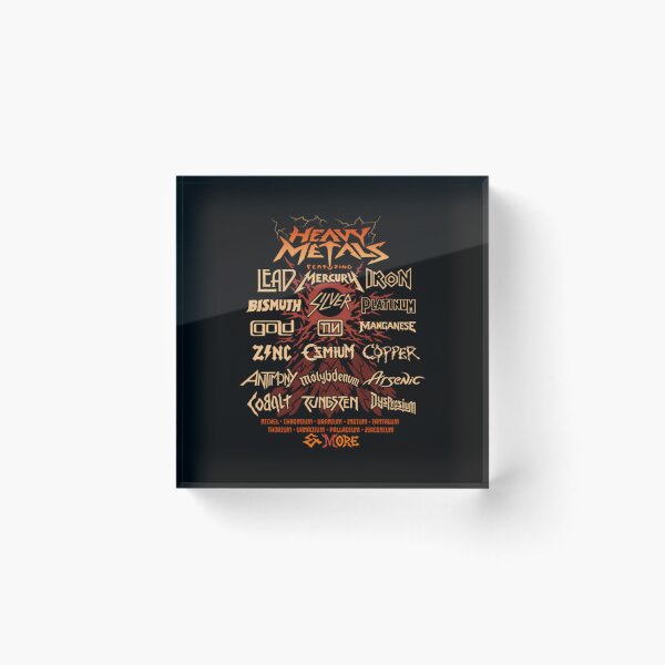 Item preview, Heavy Metals Parody Satire Science Element Music Festival Band  designed and sold by isatnelkaitio.