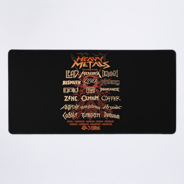 Item preview, Heavy Metals Parody Satire Science Element Music Festival Band  designed and sold by isatnelkaitio.