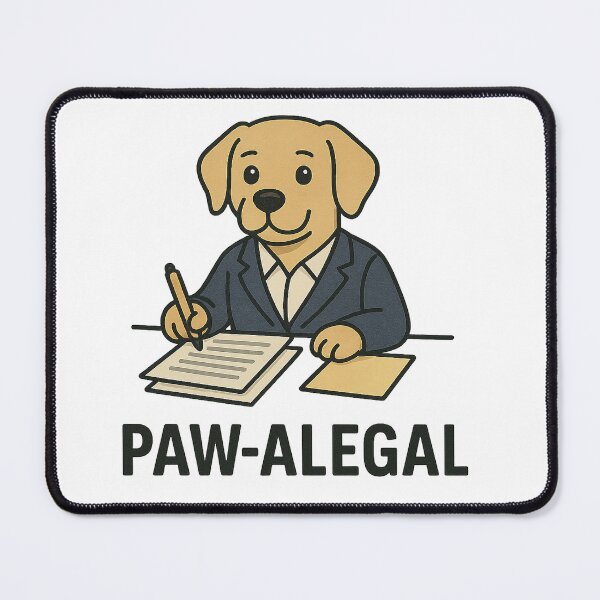 Item preview, Paw-Alegal Doing Paperwork designed and sold by ReadyOnMedia.