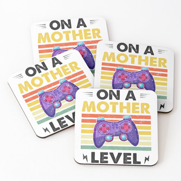Item preview, On A Mother Level Gamer Mom Retro Gaming  designed and sold by zamiokaline.