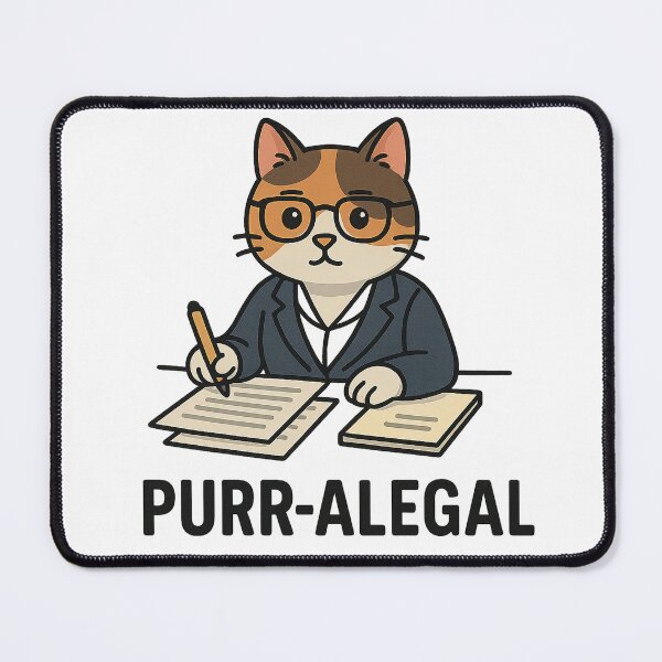 Item preview, Purr-Alegal Doing Paperwork  designed and sold by ReadyOnMedia.