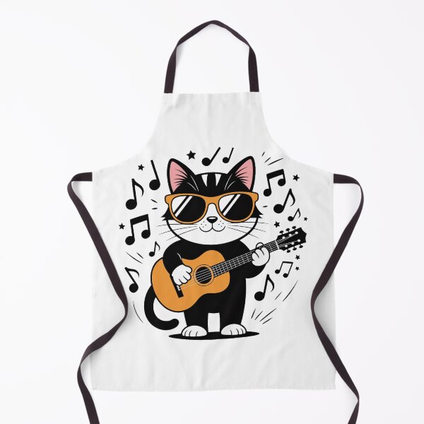 Item preview, Rock Vibes Cat designed and sold by QuiteOrbit.