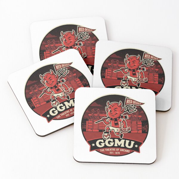 Item preview, Vintage Manchester Red Devils Football Mascot Sticker Illustration designed and sold by Deviantfant.