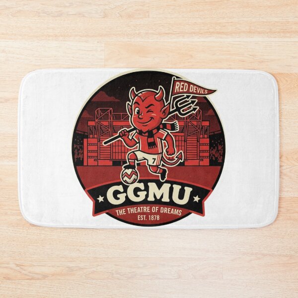Item preview, Vintage Manchester Red Devils Football Mascot Sticker Illustration designed and sold by Deviantfant.