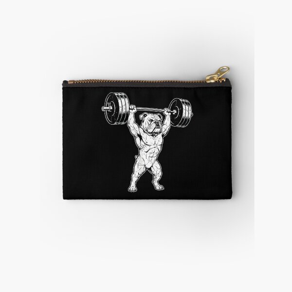 Item preview, Vintage Bulldog Weightlifting Retro Gym  designed and sold by eliramaison.