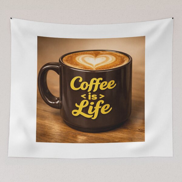 Item preview, Coffee is life designed and sold by Resilient Roots Customs Oakland.