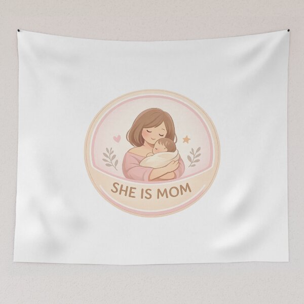 Item preview, She Is Mom designed and sold by LuveraxArt.
