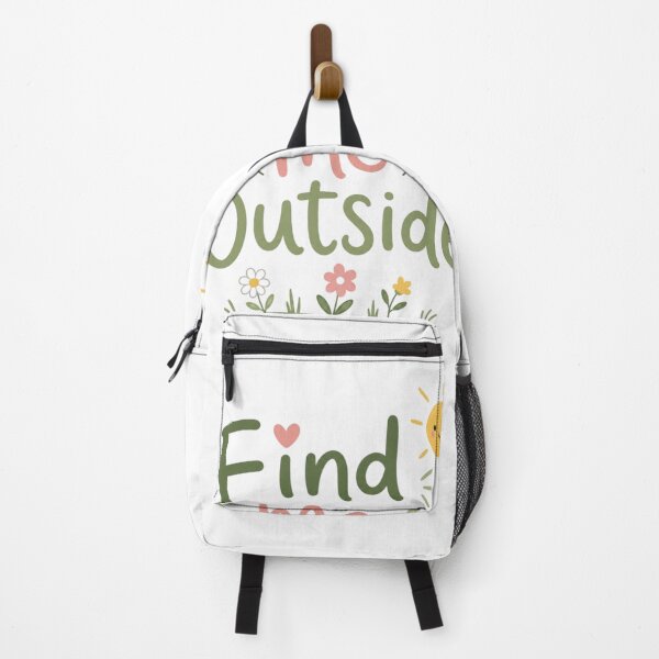 Item preview, Find Me Outside Cute Nature Quote Design | Whimsical Outdoor Aesthetic Typography designed and sold by Sanika arts .