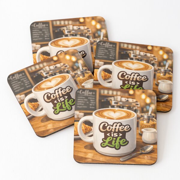 Item preview, Coffee Is Life designed and sold by Resilient Roots Customs Oakland.