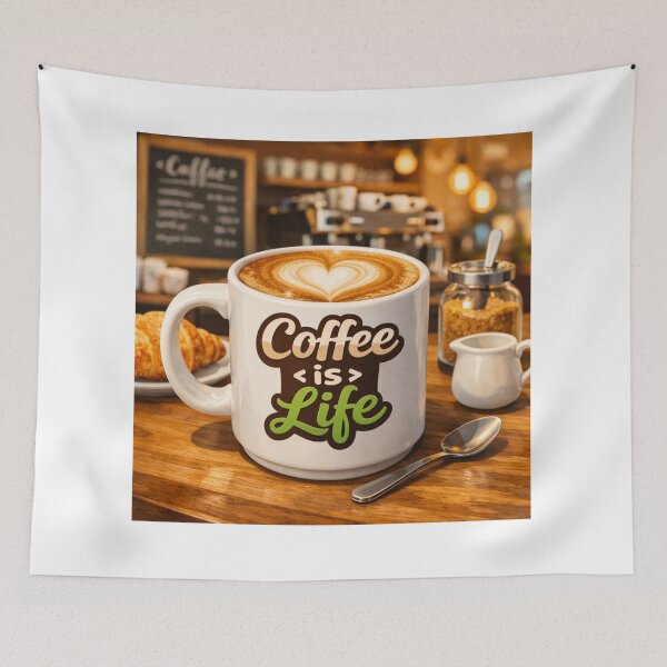 Item preview, Coffee Is Life designed and sold by Resilient Roots Customs Oakland.