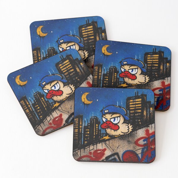 Item preview, Angry City Duck Graffiti  designed and sold by Modaozushi216.