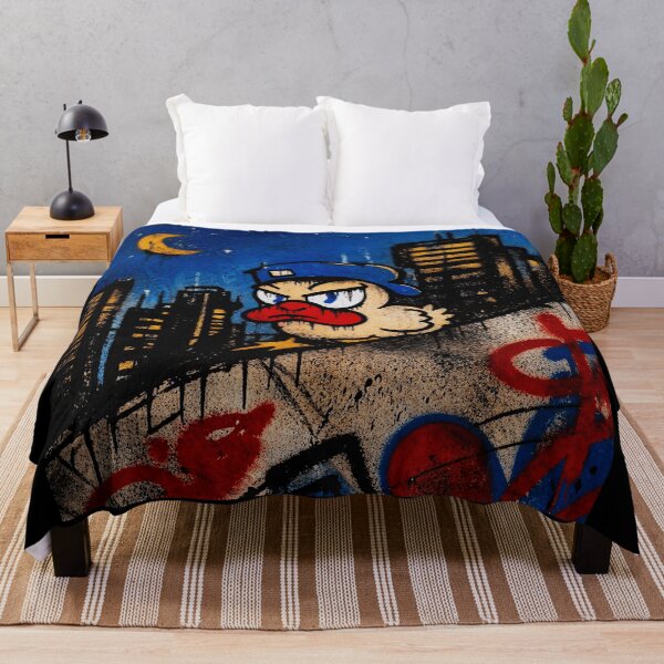 Item preview, Angry City Duck Graffiti designed and sold by Modaozushi216.