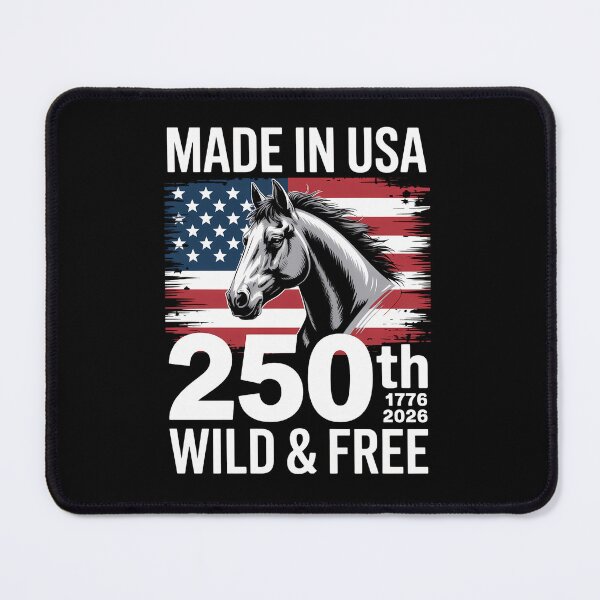 Item preview, America 250th Horse USA Flag Independence 1776-2026 Western designed and sold by elunyzexac.