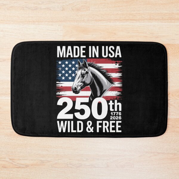 Item preview, America 250th Horse USA Flag Independence 1776-2026 Western designed and sold by elunyzexac.