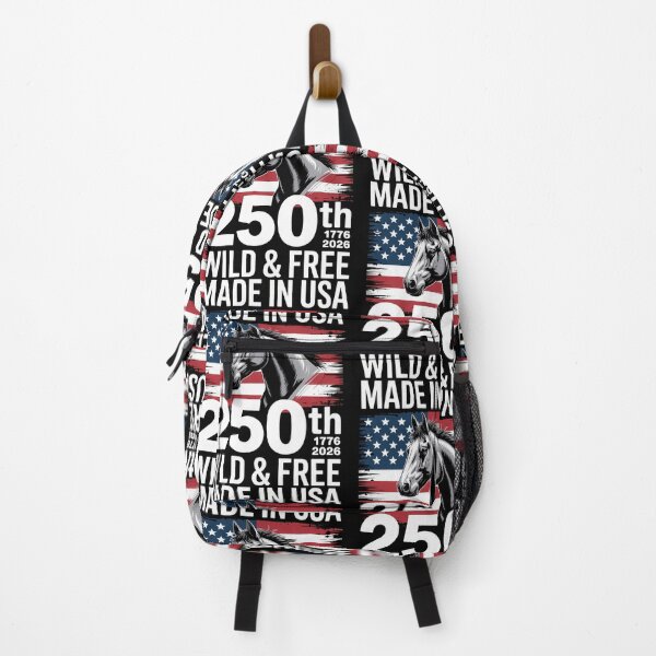 Item preview, America 250th Horse USA Flag Independence 1776-2026 Western designed and sold by elunyzexac.