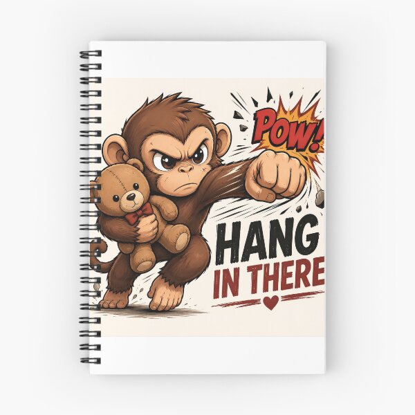 Item preview, Tough Little Monkey With Teddy Bear designed and sold by 1234saad.