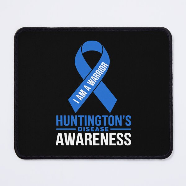 Item preview, Huntington's Disease Awareness Warrior Blue Ribbon Support designed and sold by BlassmausArt.