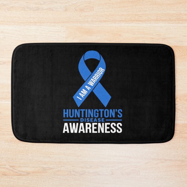 Item preview, Huntington's Disease Awareness Warrior Blue Ribbon Support designed and sold by BlassmausArt.